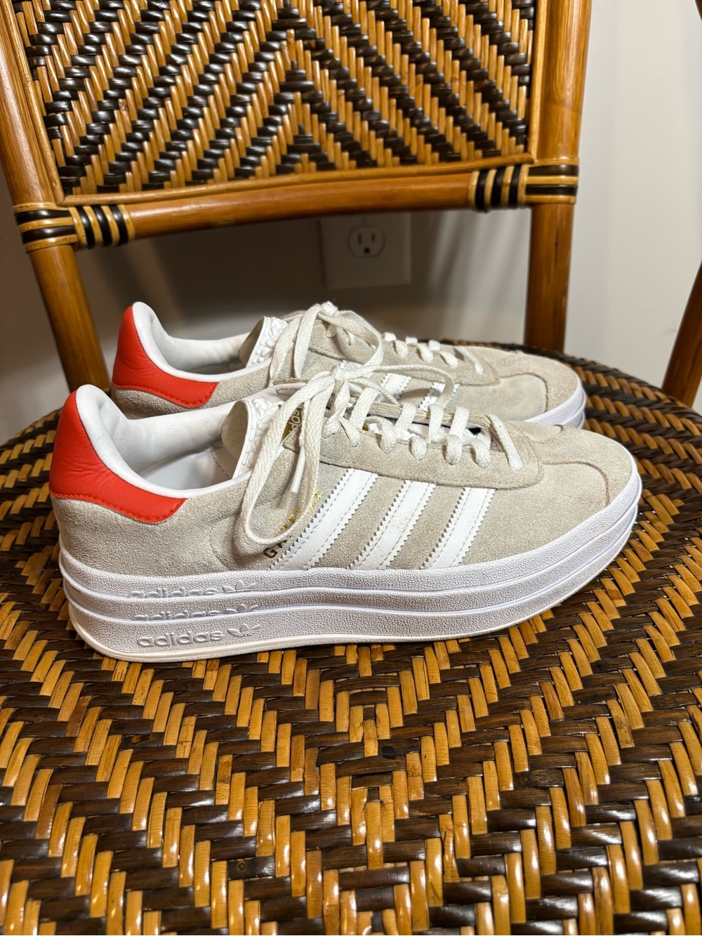 Adidas Gazelle Bold 'Wonder Beige Orange' Platform Sneakers